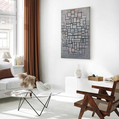 Leinwandbild - Composition No IV (Piet Mondrian) Artgeist