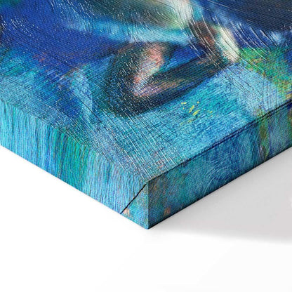 Leinwandbild - Edgar Degas – Blue Dancers II