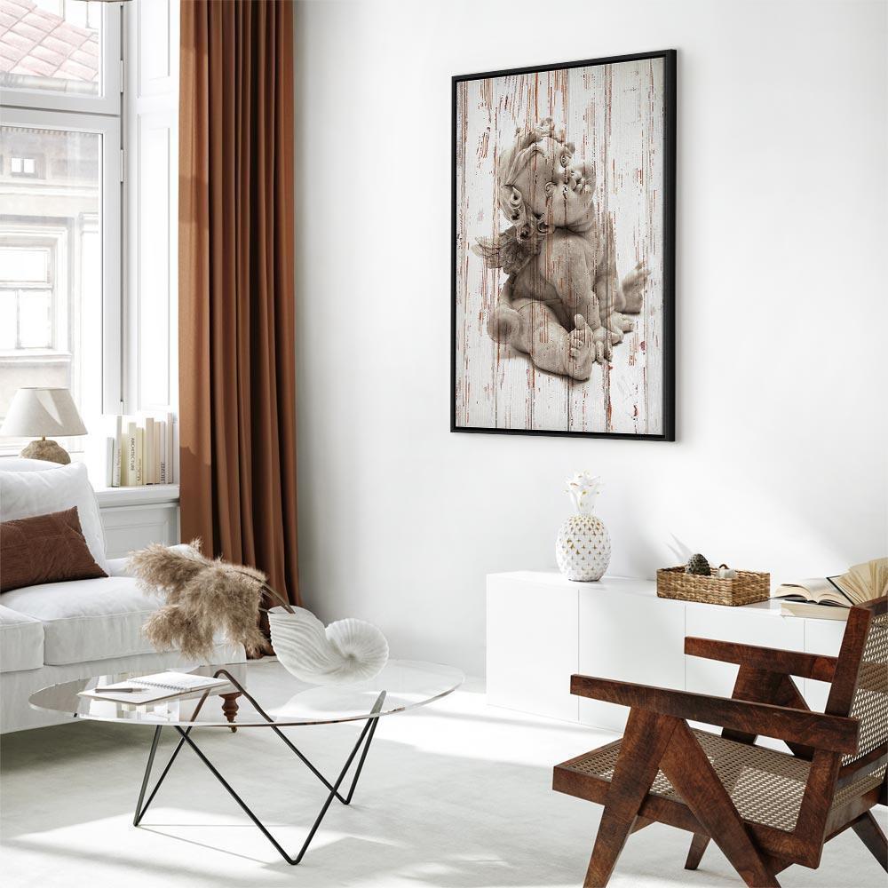 Leinwandbild - Pensive Cupid (1 Part) Vertical