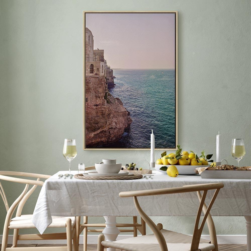 Leinwandbild - Turquoise Coast (1 Part) Vertical