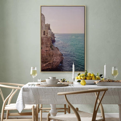 Leinwandbild - Turquoise Coast (1 Part) Vertical