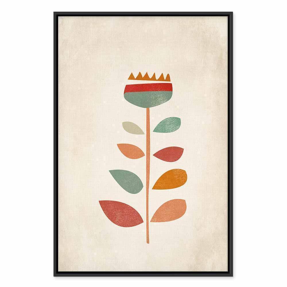 Leinwandbild - Queen of Flowers (1 Part) Vertical