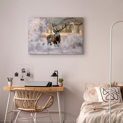 Leinwandbild - Deer in the Cold
