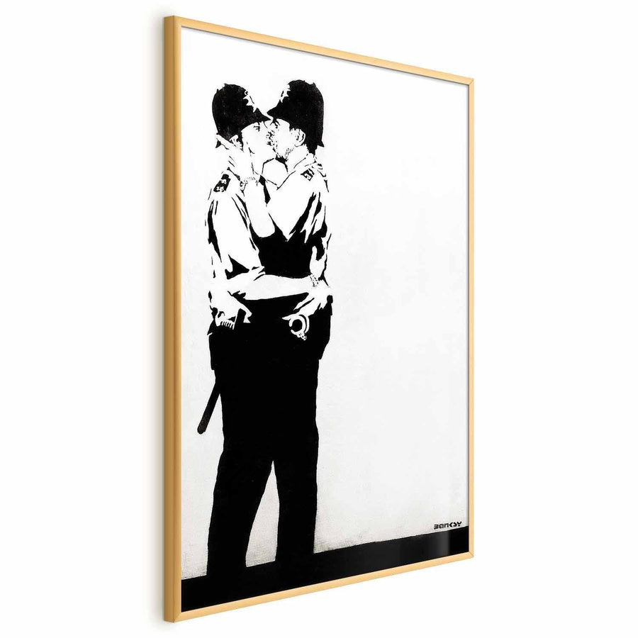 Poster - The Policemen's Kiss Artgeist