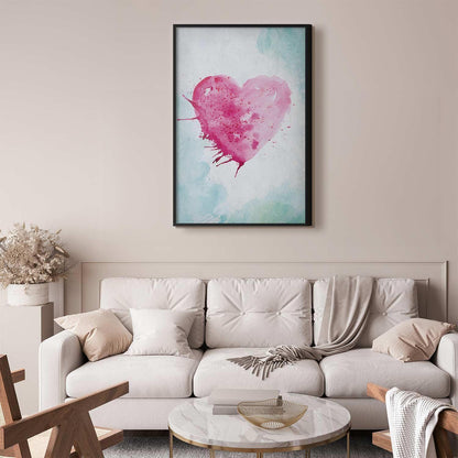 Poster - Watercolor Heart Artgeist