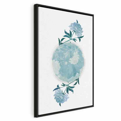 Leinwandbild - Floral Planet (1 Part) Vertical