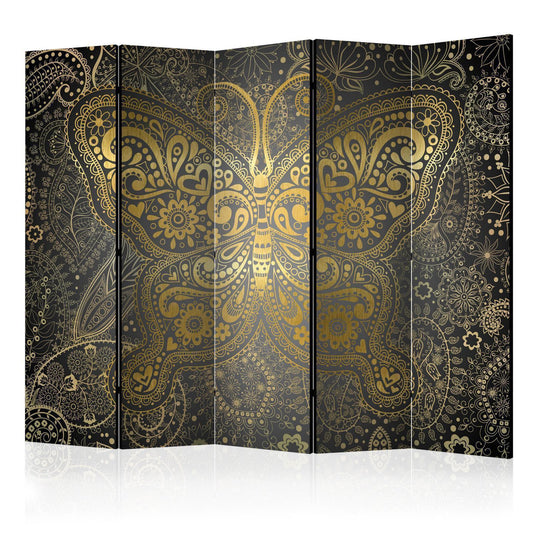 Paravent - Golden Butterfly II Artgeist