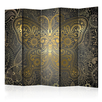 Paravent - Golden Butterfly II Artgeist