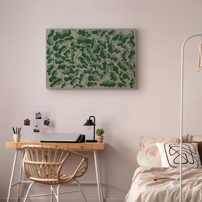 Leinwandbild - Green labyrinth