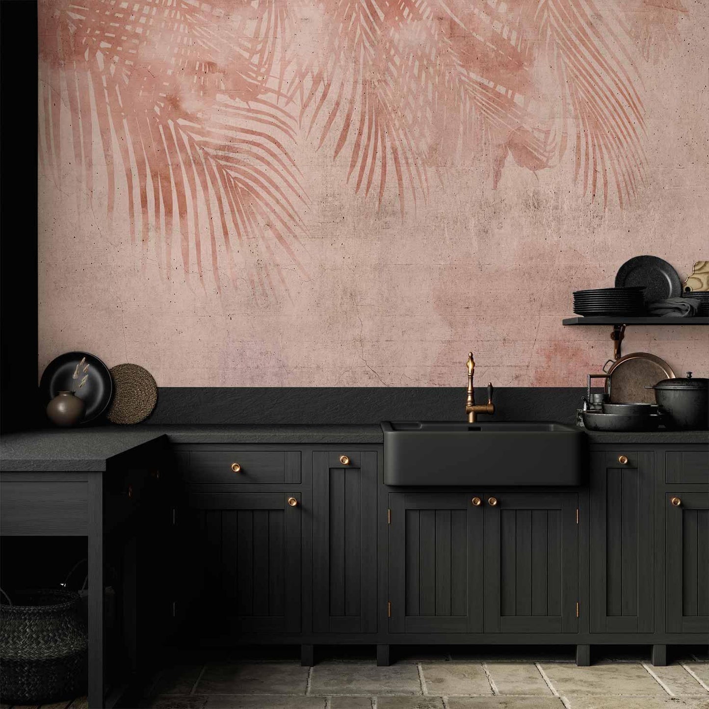 Fototapete - Pink Palm Trees