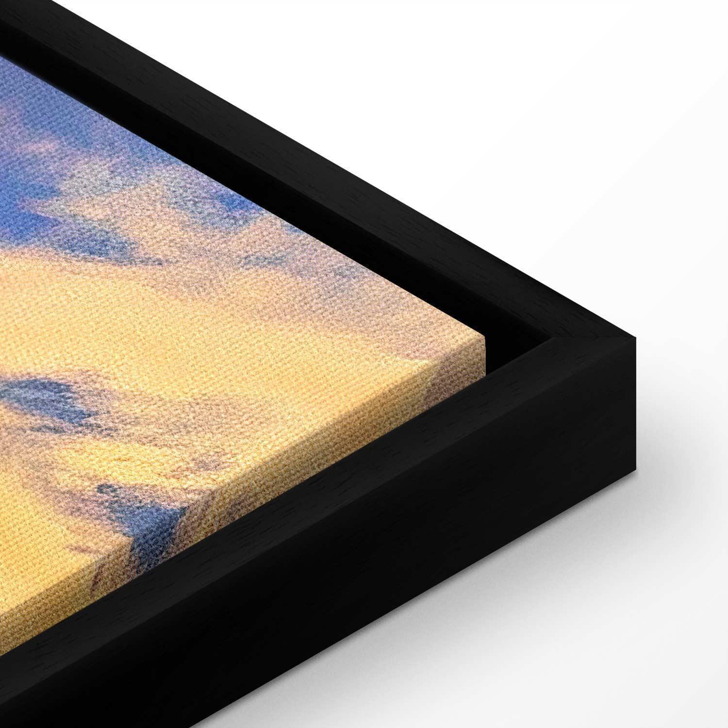 Leinwandbild - Beautiful Sunset - Clouds in Warm Shades Artgeist