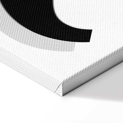 Leinwandbild - Decorative Letter (1 Part) Vertical