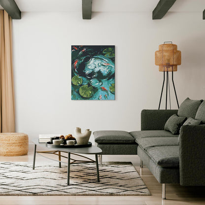 Malen nach Zahlen - Menufary and koi carp