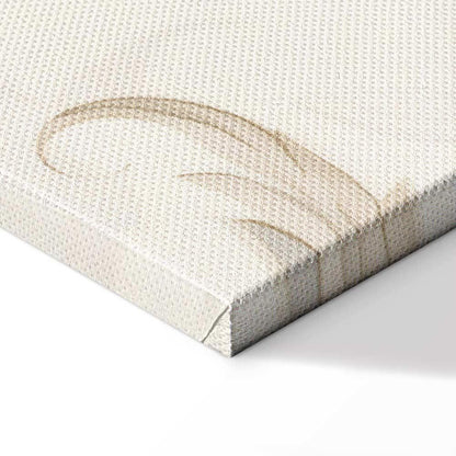 Leinwandbild - Turquoise Flowers in Retro Ambience Floristic Ornaments