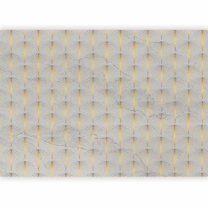 Fototapete - Linear Pattern With Gold Artgeist