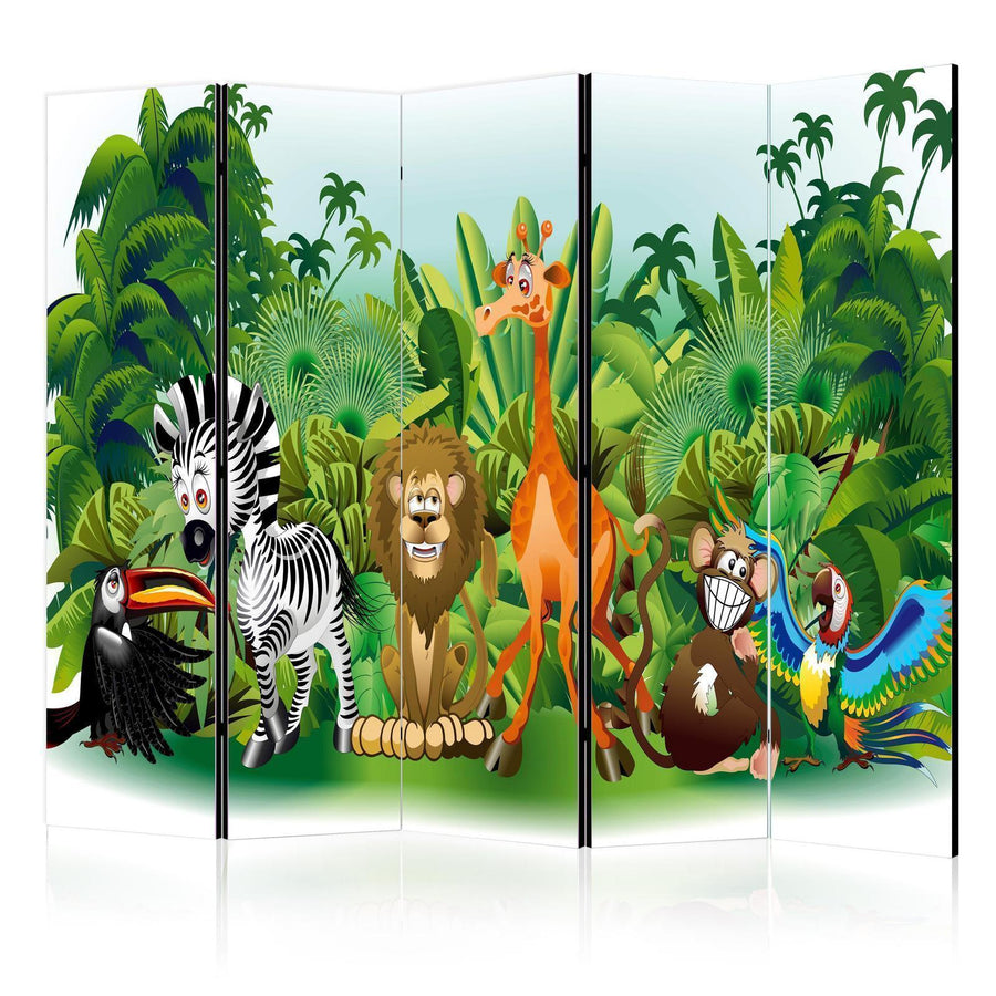 Paravent - Jungle Animals II Artgeist