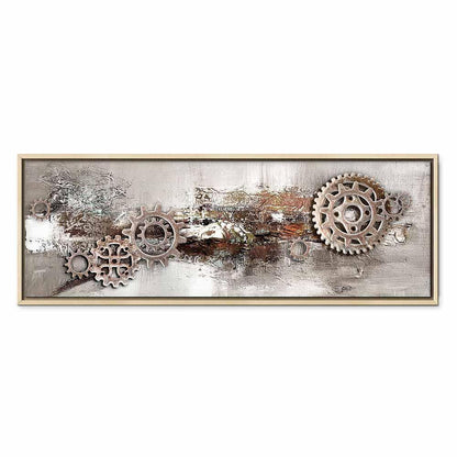 Leinwandbild - Steel Cranks (1 Part) Narrow