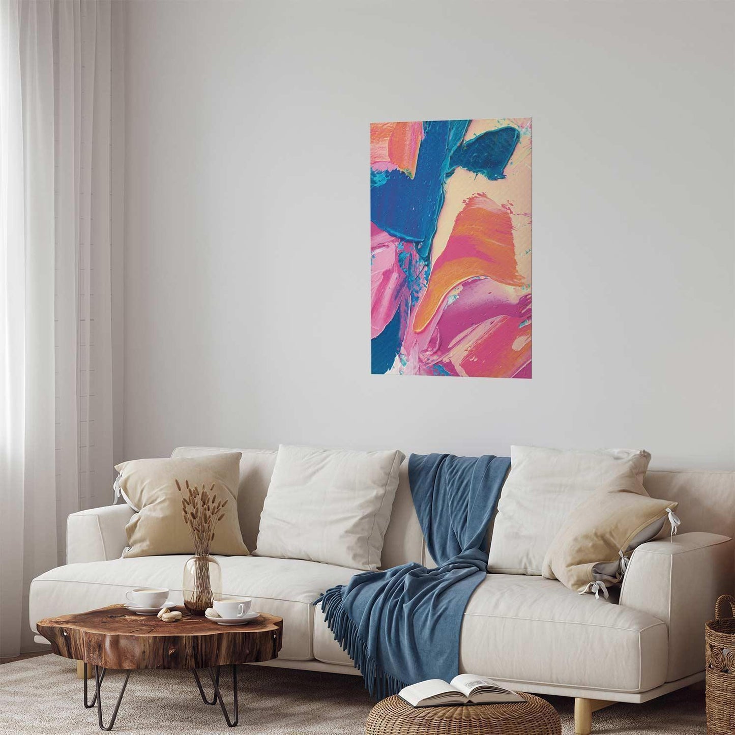 Poster - Colorful Expression - strong contrasts in an energetic composition