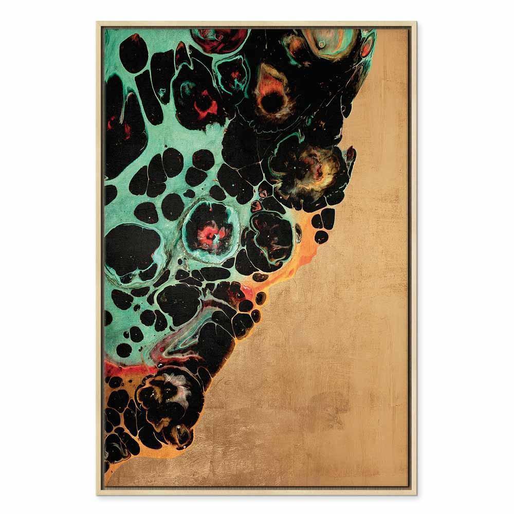 Leinwandbild - Composition of Micro Shapes (1-part) - Abstract Forms of Colors