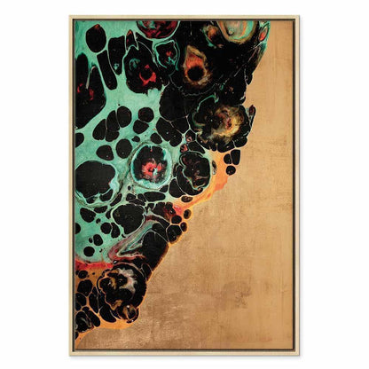 Leinwandbild - Composition of Micro Shapes (1-part) - Abstract Forms of Colors