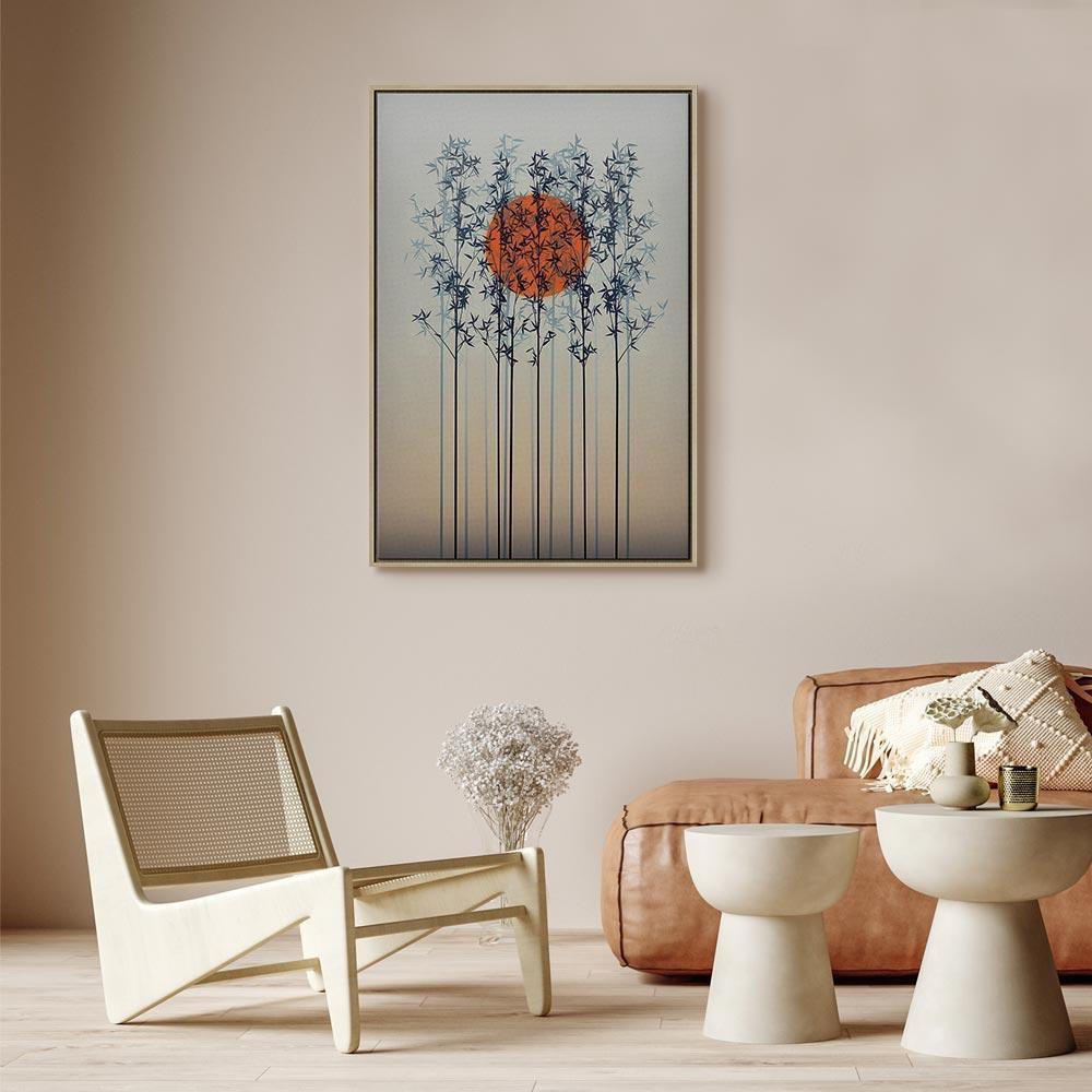 Leinwandbild - Lonely Twilight (1 Part) Vertical