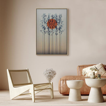 Leinwandbild - Lonely Twilight (1 Part) Vertical