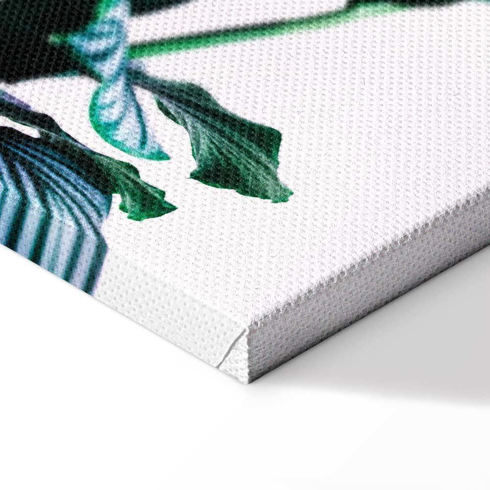 Leinwandbild - Springy Leaves (1 Part) Vertical