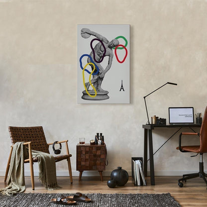 Leinwandbild - Collage Graphic