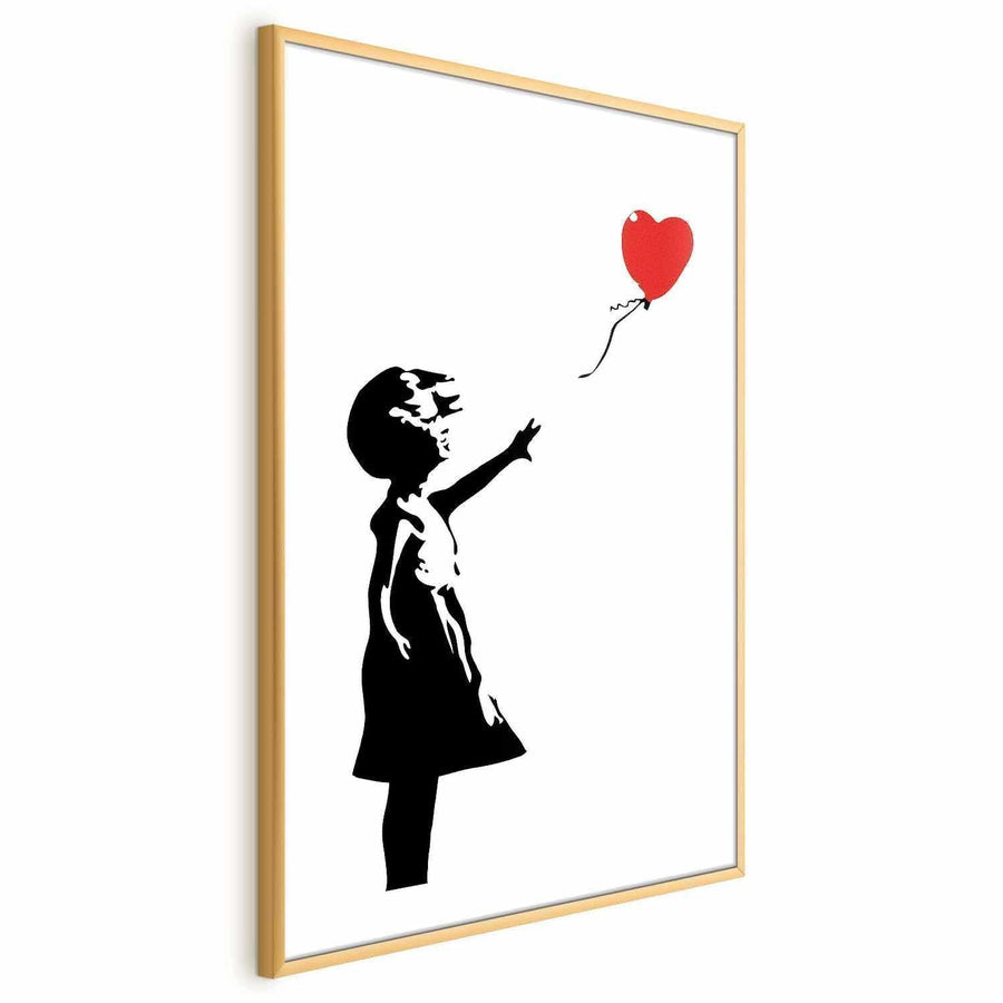 Poster - Girl with a Balloon Artgeist