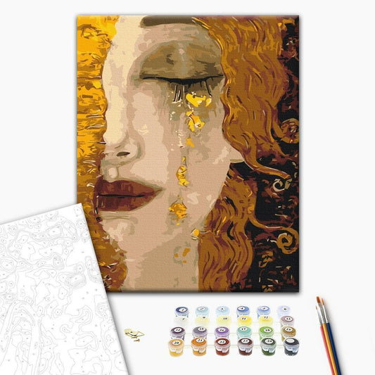 Malen nach Zahlen - Gustav Klimt – Golden Tears