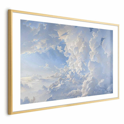 Poster - The Sun Revealing Cloud Secrets: Spectacular Sky Images Artgeist