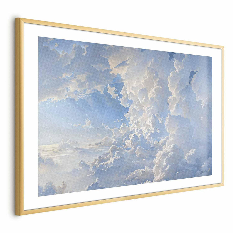 Poster - The Sun Revealing Cloud Secrets: Spectacular Sky Images Artgeist