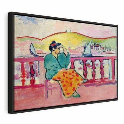Leinwandbild - Henri Matisse – Woman on the Terrace