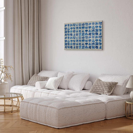 Leinwandbild - Azulejos tiles – traditional Portuguese ceramic tiles