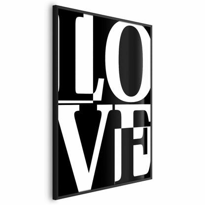 Poster - Black-and-White Love Artgeist