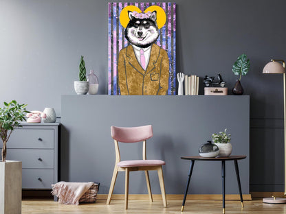 Malen nach Zahlen - Dog in Suit