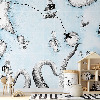 Fototapete - Treasure Map