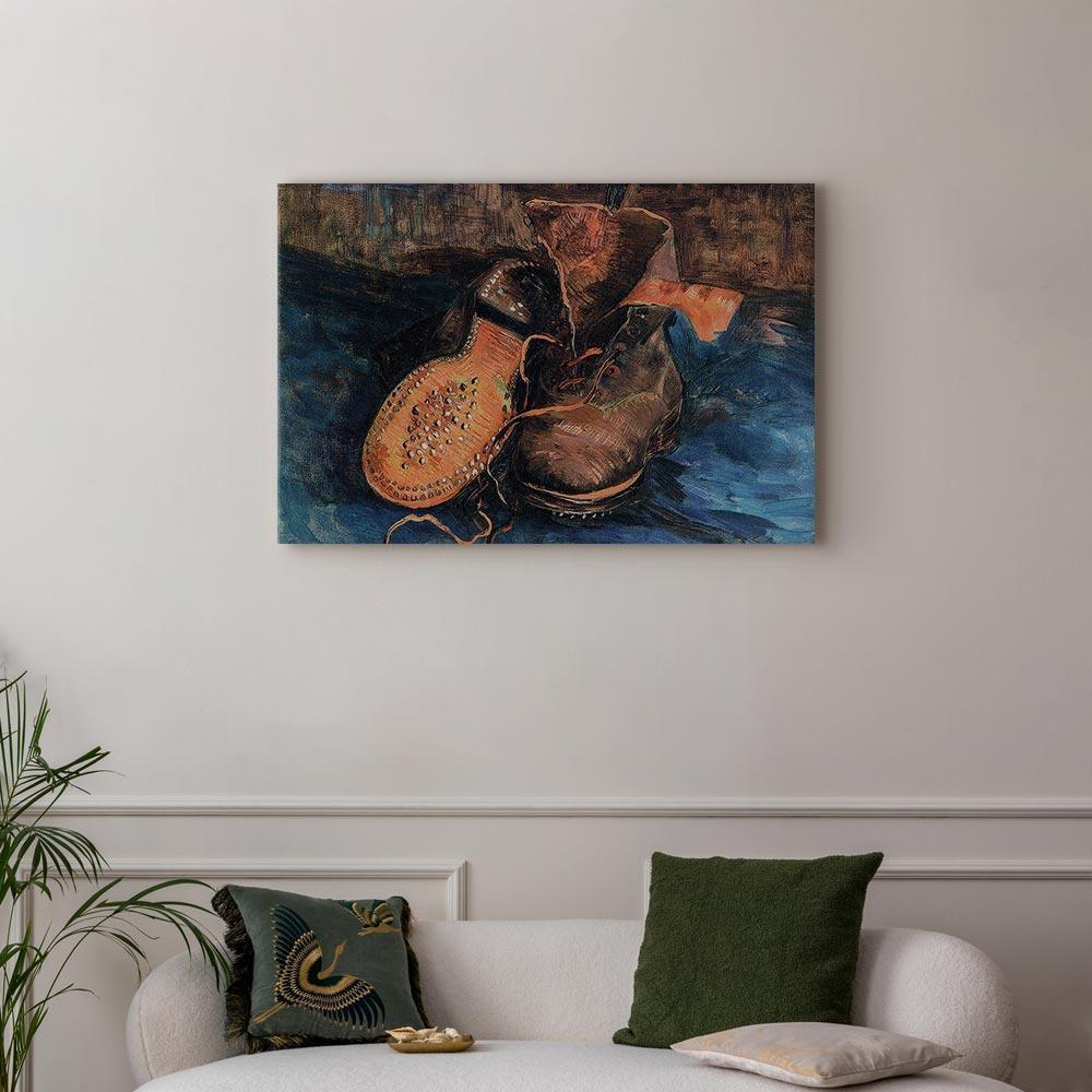 Leinwandbild - Vincent van Gogh – A Pair of Shoes