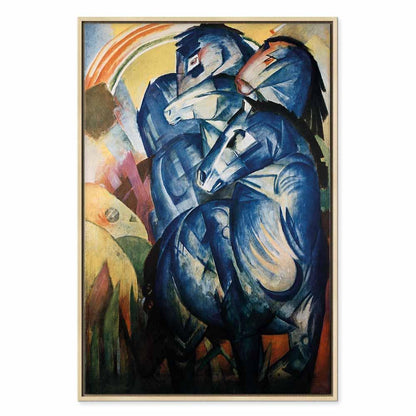 Leinwandbild - Franz Marc – The tower of blue horses