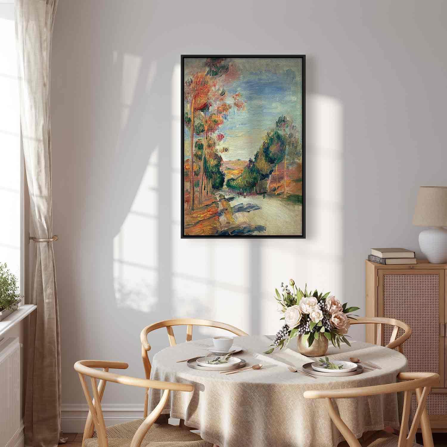 Leinwandbild - Paysage d'Essoyes (Pierre-Auguste Renoir) Artgeist