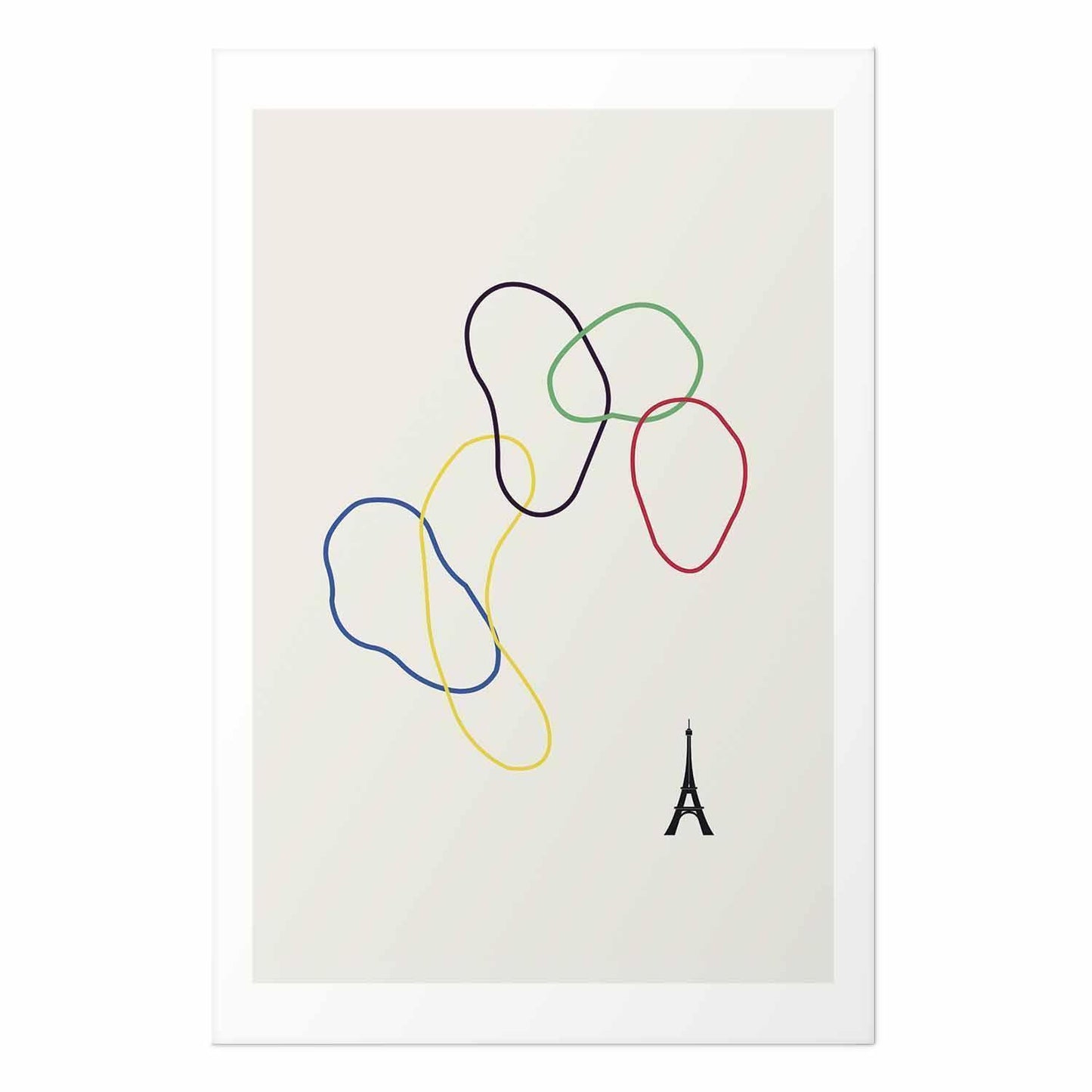 Poster - Colorful Circles - digital graphic - minimalism