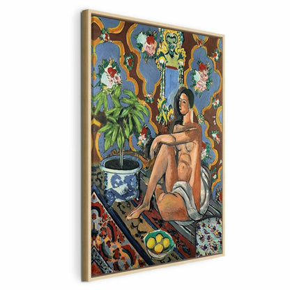 Leinwandbild - Henri Matisse – Decorative Figure on Ornamental Ground