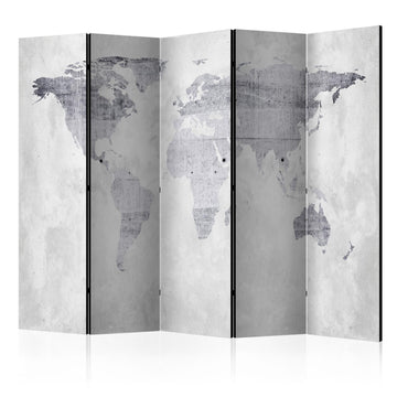 Paravent - Concrete Map Artgeist