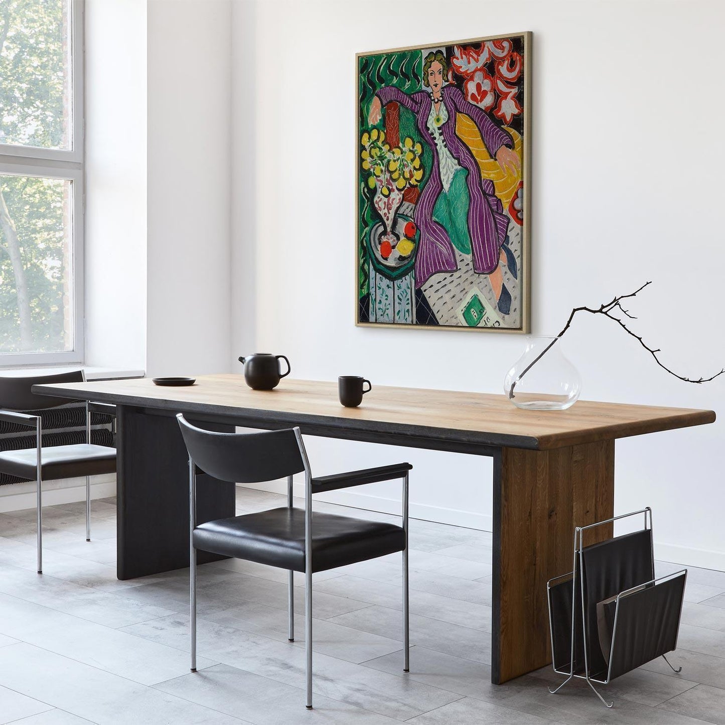 Leinwandbild - Henri Matisse – Woman in a Purple Coat