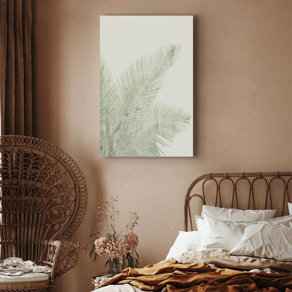 Leinwandbild - Velvet Green (1 Part) Vertical