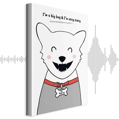 Leinwandbild - Doggy Harry (1 Part) Vertical