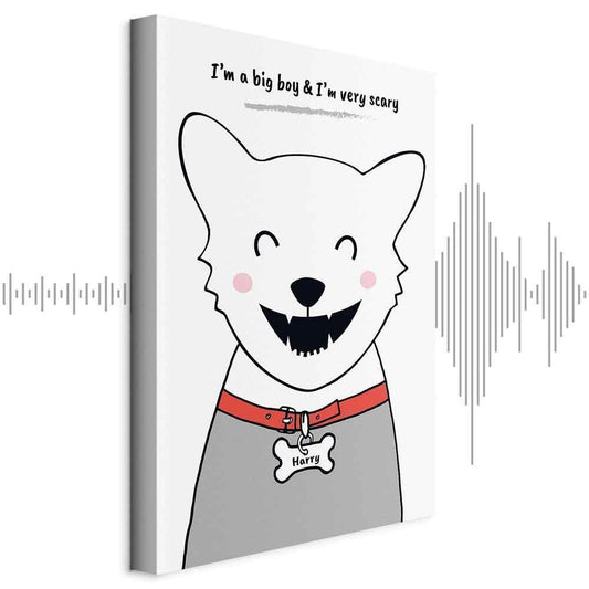 Leinwandbild - Doggy Harry (1 Part) Vertical