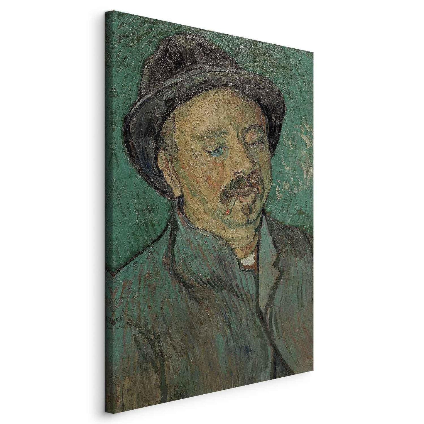 Leinwandbild - Vincent Van Gogh – Portrait of a one eyed man