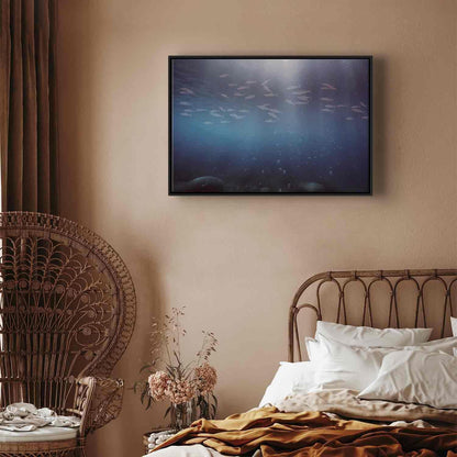 Leinwandbild - Fish in the depths