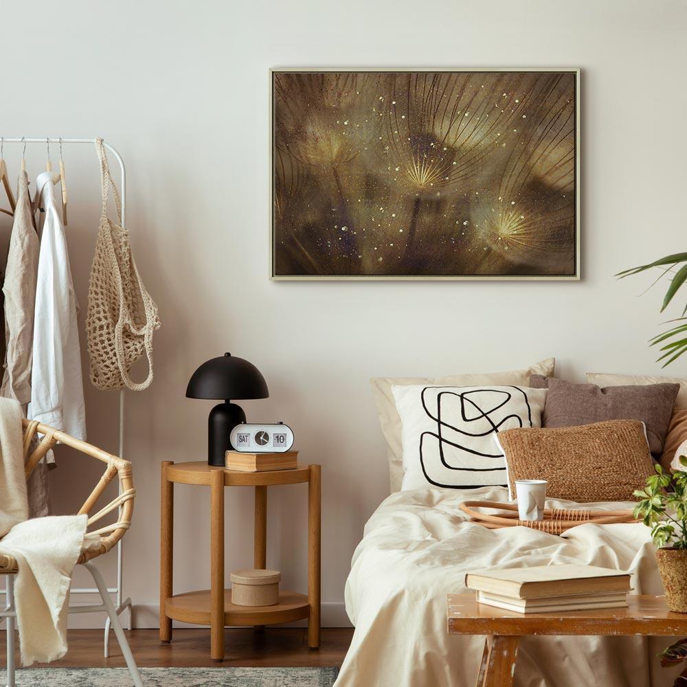 Leinwandbild - Golden Dandelions (1 Part) Wide